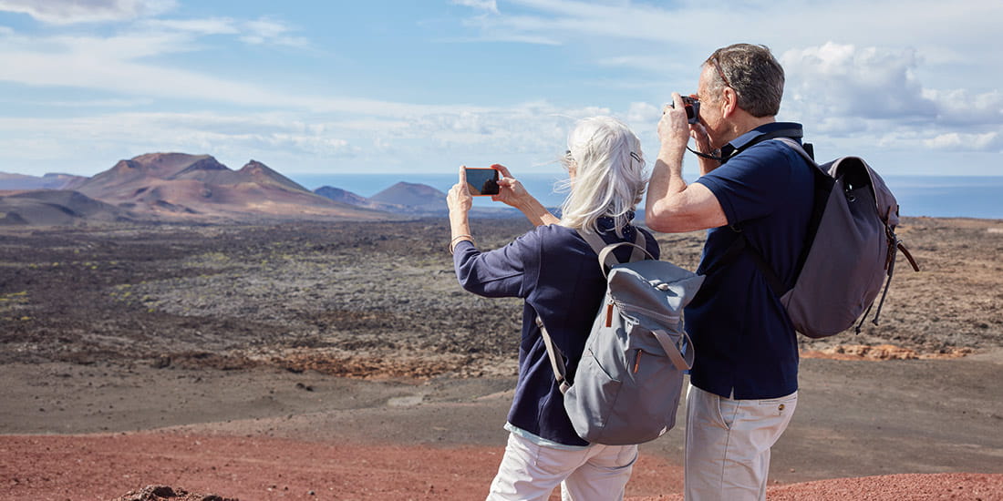 A view of Timanfaya National Park, Lanzarote